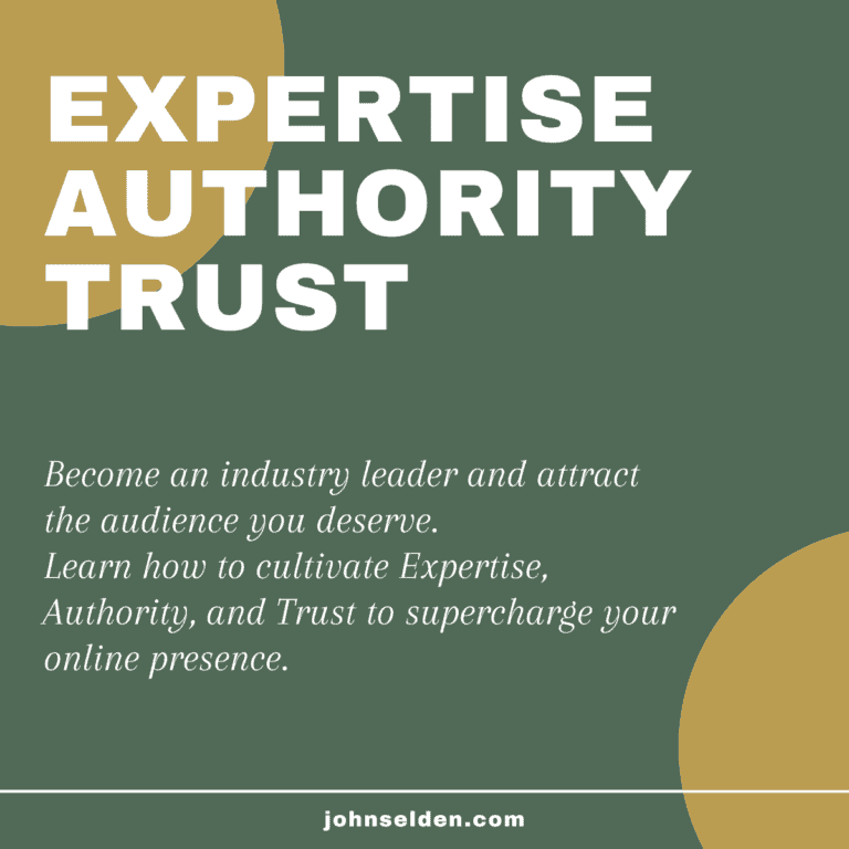 Establishing Expertise, Authority, and Trust: